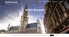 Desktop Screenshot of kvhv-brussel.be