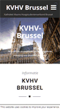 Mobile Screenshot of kvhv-brussel.be